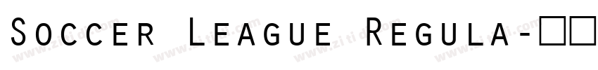 Soccer League Regula字体转换